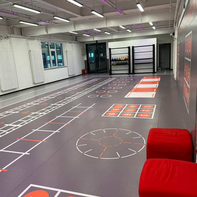 Customized PVC Flooring Gym Studio